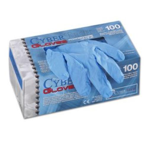 MediQuick - CT Nitril-Handschuhe, Farbe:blau, Gr. S, Mint 100St